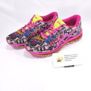 Asics Gel-Quantum 360 NYC Athletic Running Shoes Womens Size 5 C587N Pink Multi